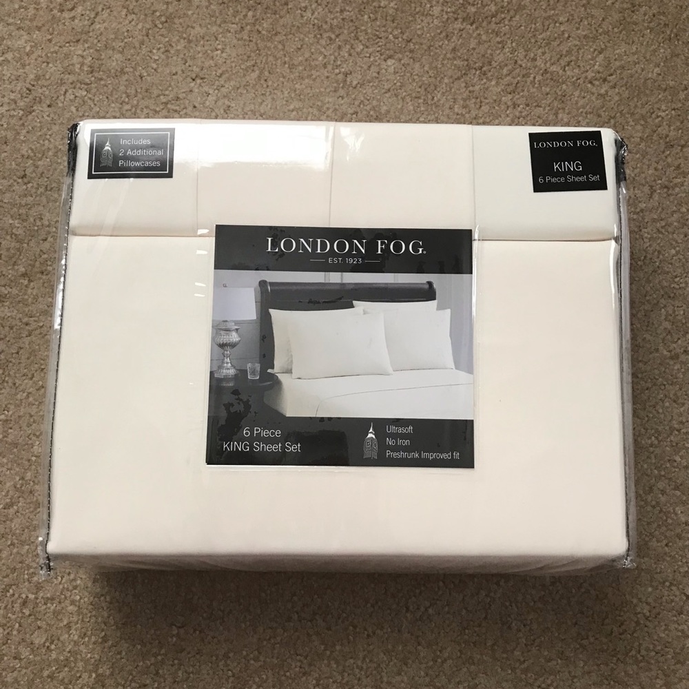 London Fog King Bedsheet